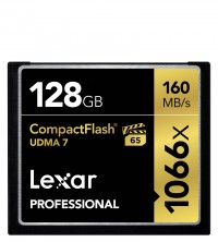 Cartão de memória CF Lexar 128GB UDMA 7 160 MB/s