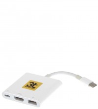 Adaptador USB tipo C para AV digital multiporta