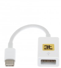 Adaptador USB tipo C (macho) para USB tipo A (fêmea)