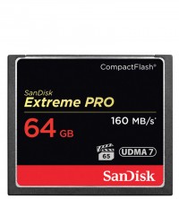 Cartão de memória CF SanDisk 64GB Extreme PRO 160 MB/s